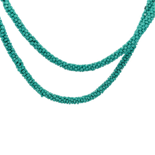 Necklace happy turquoise plain