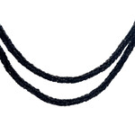 Necklace happy black plain