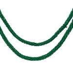 Necklace happy green plain