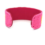 Happy bangle smiley pink