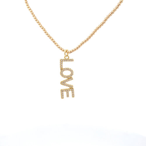 Charm love cc goldplated