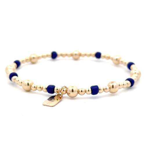 Mix blue basic gold coloured