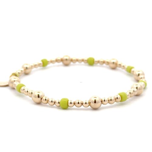 Mix light green basic gold coloured