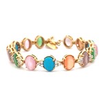 Rainbow pastel cc goldplated