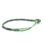 Men cord caesar green silver