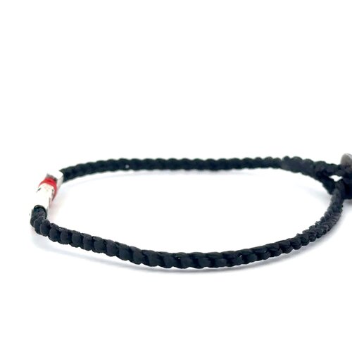 Men cord general black silver