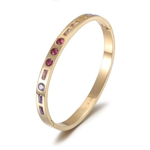 Bangle tropez pink gold coloured