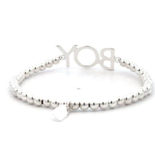 Text boy silver