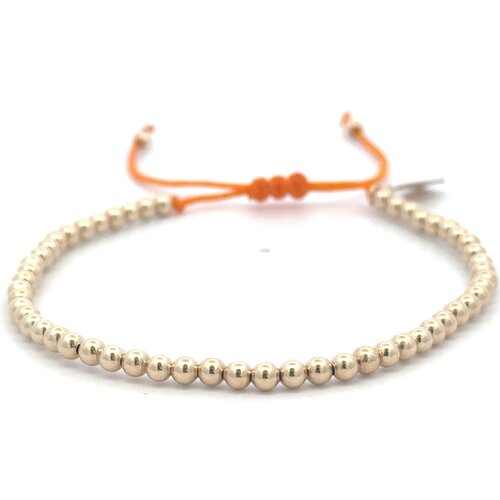 Cord 3mm orange gold coloured