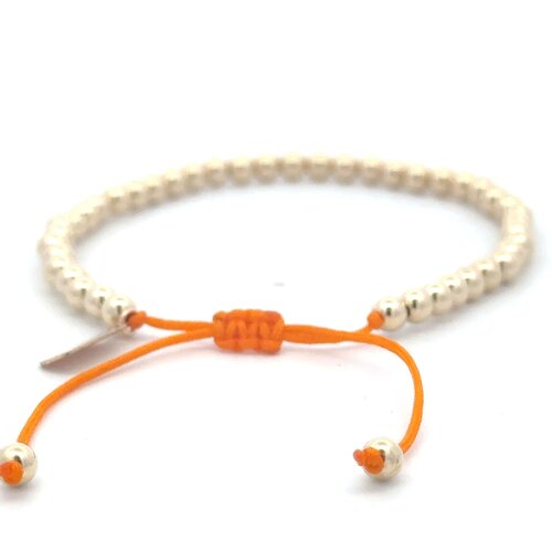 Cord 4mm orange gold coloured