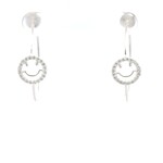 Earrings happy hoops silver