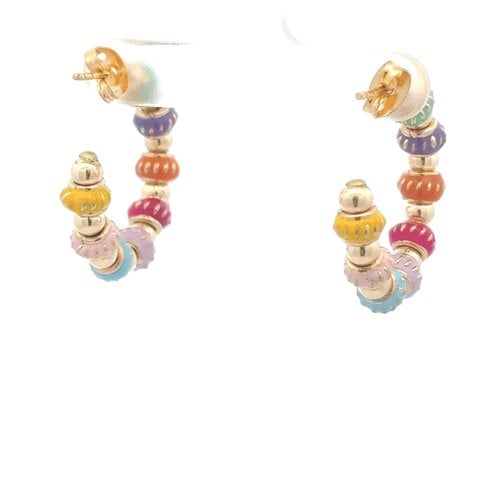 Earrings california 4mm gold coloured