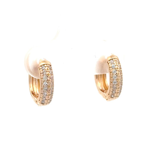 Earrings milan small goldplated