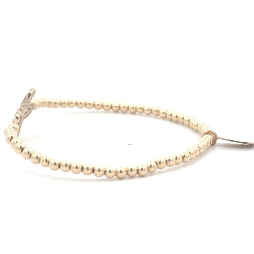 Clover open cc gold coloured