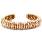 Bangle big cc gold plated