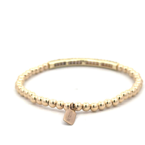 Bar pink light gold coloured