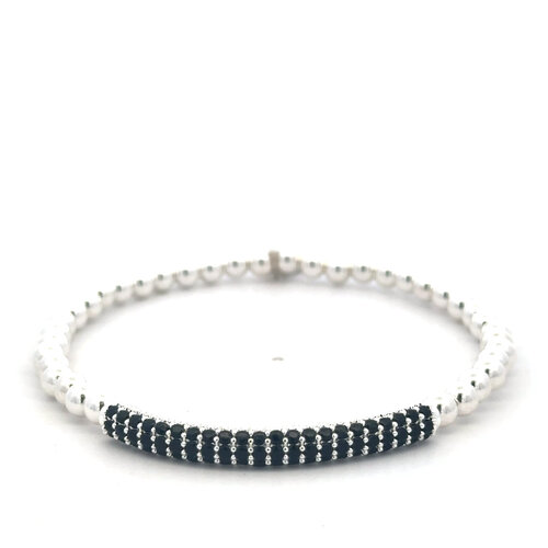 Bar black silver