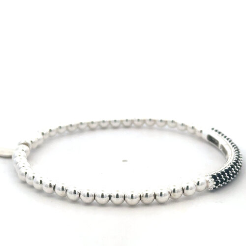 Bar black silver