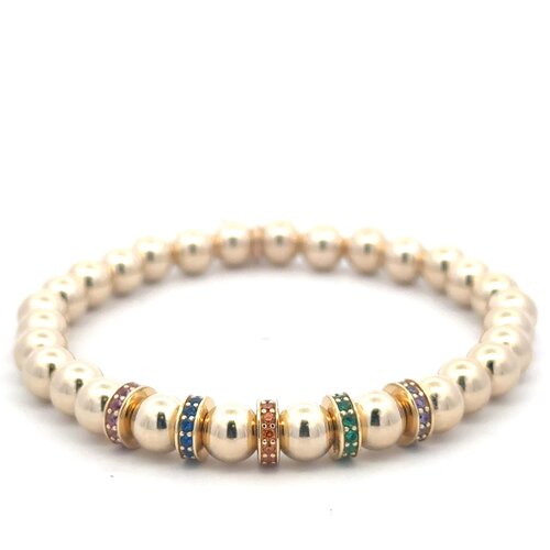Rondel cc rainbow 5 gold coloured