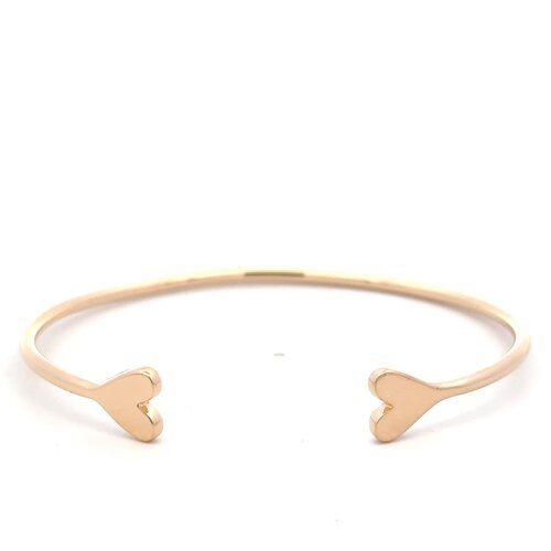 Bangle hearts gold plated