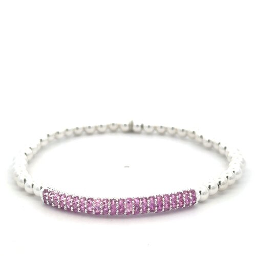 Bar fuchsia silver