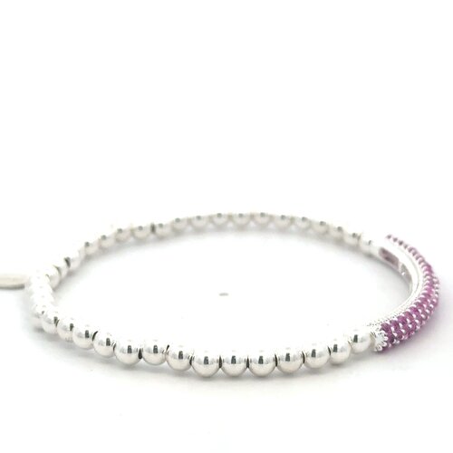 Bar fuchsia silver