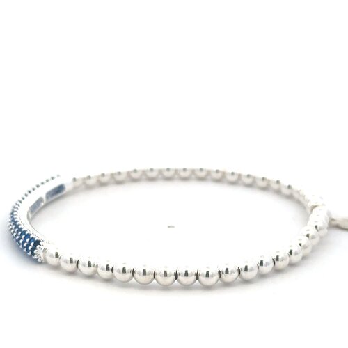 Bar dark blue silver