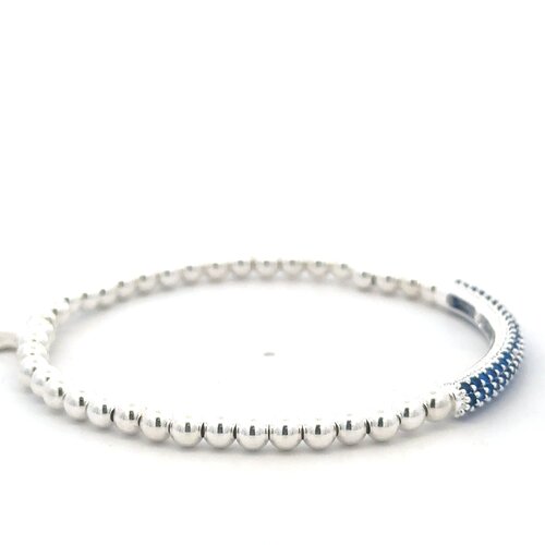 Bar dark blue silver