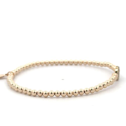 Disc cc 3mm gold coloured
