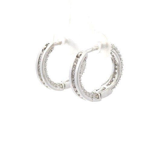 Earrings siena silver