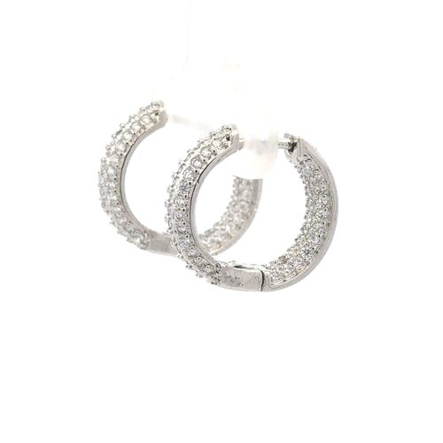 Earrings siena silver