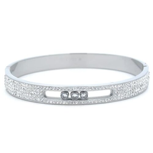 Bangle cc sparkle silver