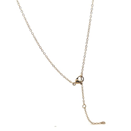 Necklace starry night gold plated