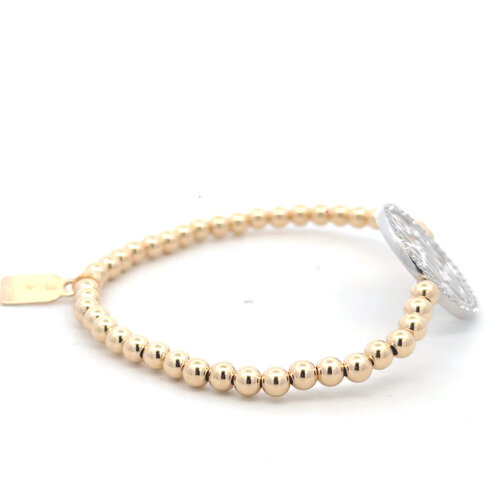 Circle of love gold coloured