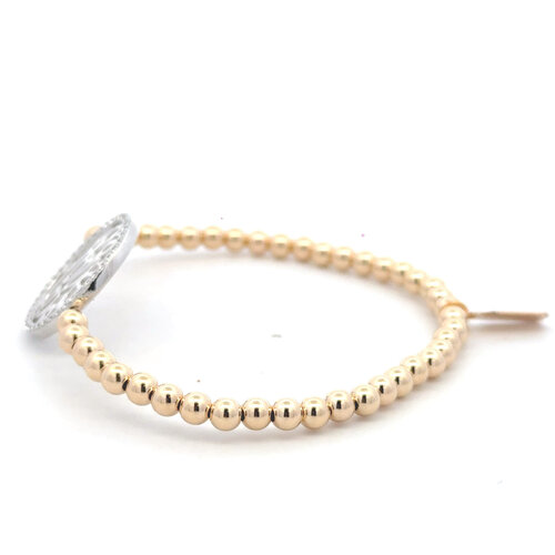 Circle of love gold coloured