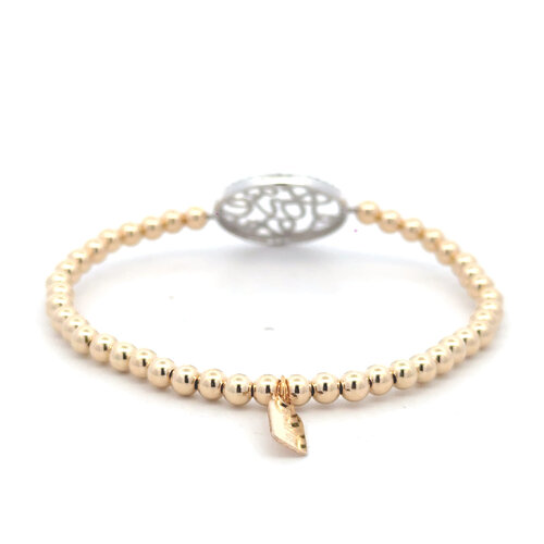 Circle of love gold coloured