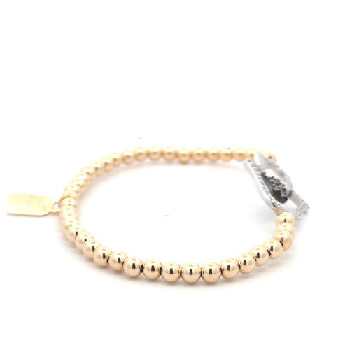 Hamsa hand glow gold coloured