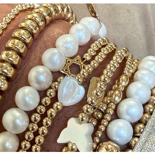 Star small plain gold coloured