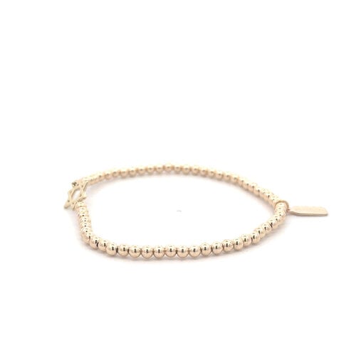 Star small plain gold coloured