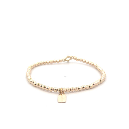 Star small plain gold coloured