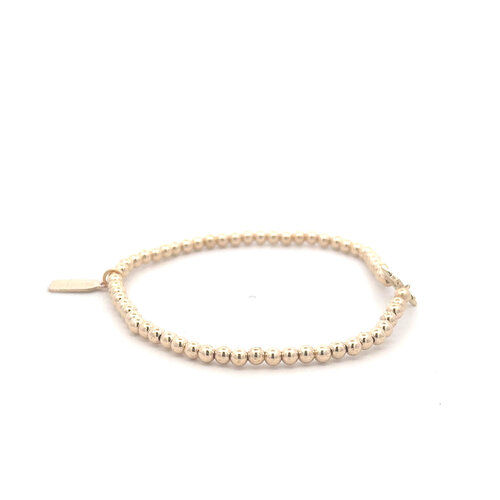 Star small plain gold coloured