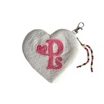 PScallme pouch heart white PScallme pouch heart white