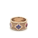 Ring Jasmin purple goldplated Ring Jasmin purple goldplated