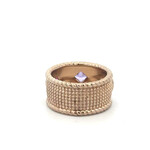Ring Jasmin purple goldplated Ring Jasmin purple goldplated
