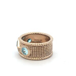 Ring Jasmin blue goldplated Ring Jasmin blue goldplated