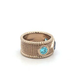 Ring Jasmin blue goldplated Ring Jasmin blue goldplated