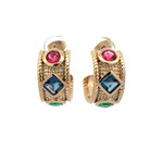 Earrings Jasmin multi goldplated Earrings Jasmin multi goldplated