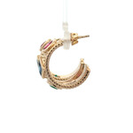 Earrings Jasmin multi goldplated Earrings Jasmin multi goldplated