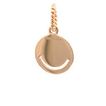 Charm smiley blue green goldplated Charm smiley blue green goldplated