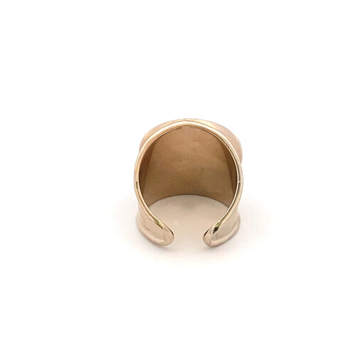 Ring flat multi goldplated